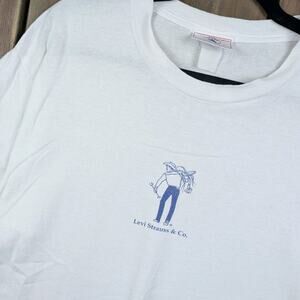 Levi's Saddleman Vintage 90s Big E Rodeo Cowboy Country Western T-shirt Large